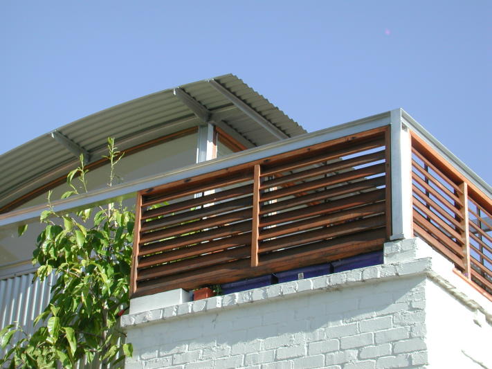 Australia street House 1 Eaves and louvres