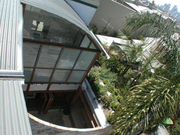 Balmain Terrace Renovation Bath House roof garden courtyard
