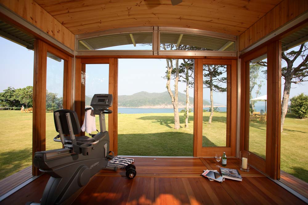 Hong Kong ecoshelta and view to sea