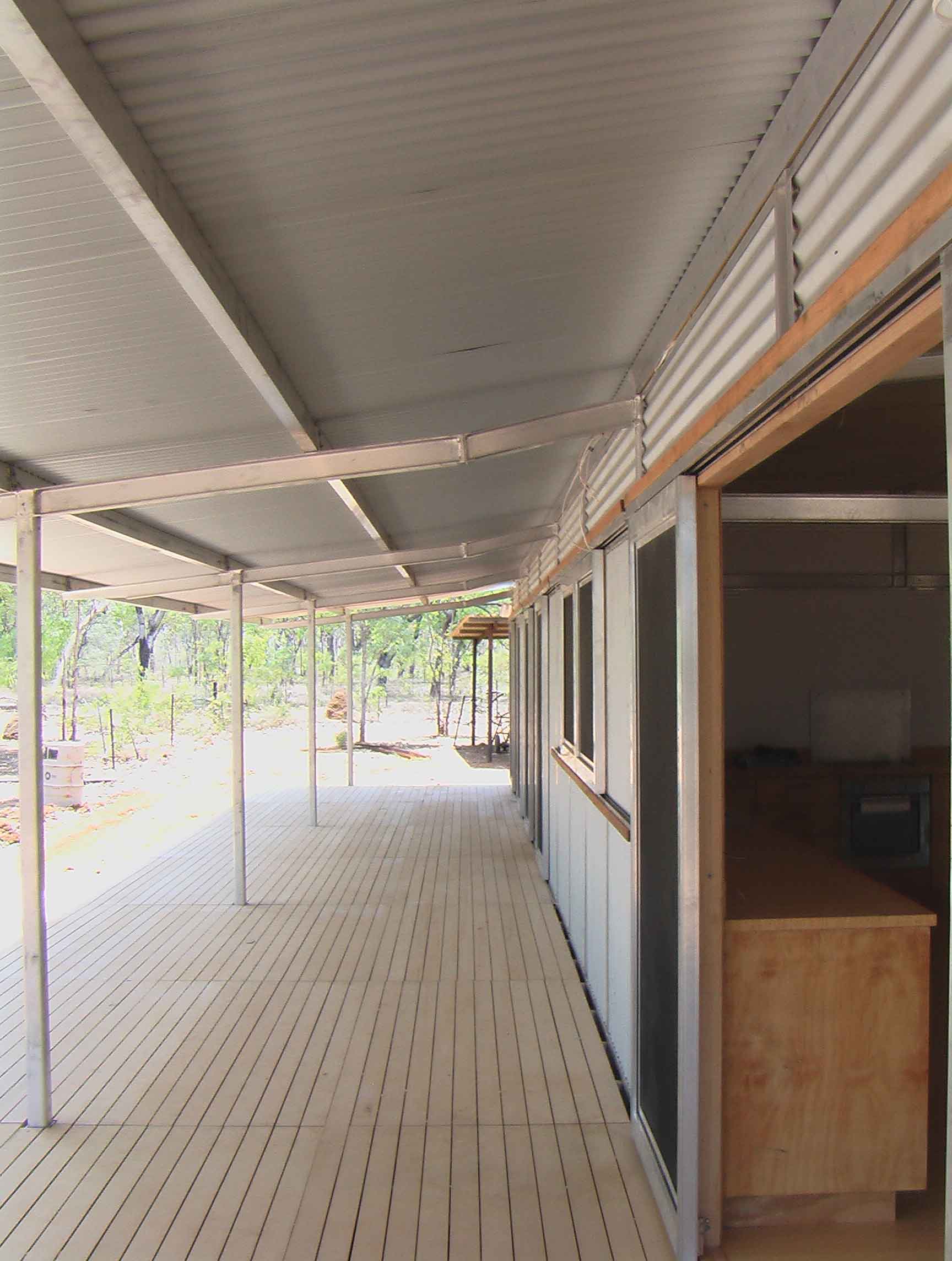Kimberley Station Accomodation Verandah